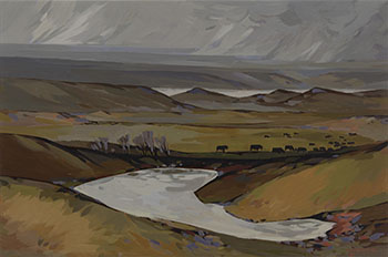 Rain #2 by Luke Orton Lindoe sold for $3,125