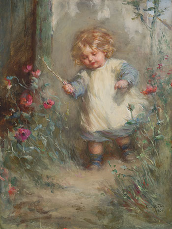 A Little Vandal by Laura Adelaine Muntz Lyall sold for $12,500