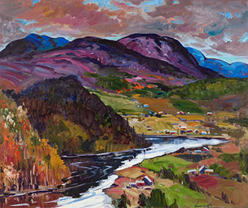 Rivière Noire, St. Simeon by Bruno Cote sold for $9,375