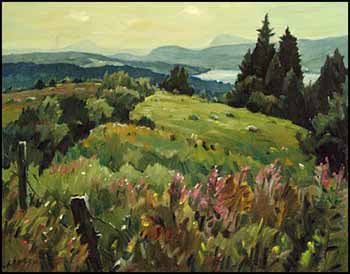 Lake Memphramagog, Eastern Townships, Hot Summer Day by Helmut Gransow sold for $1,955