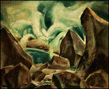 Untitled - Rocky Shore by Lawrence Arthur Colley Panton sold for $1,265