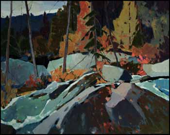 A Touch of Fall Colour, Rosseau by Donald Appelbe Smith sold for $863