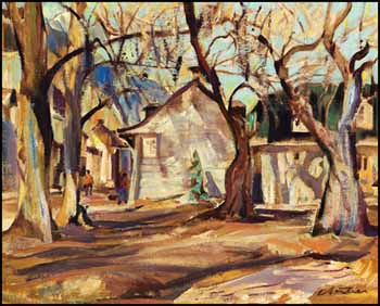 Autumn Afternoon, Downtown Quebec by Albert Edward Cloutier sold for $1,170