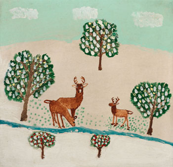 A Herd of Deer by Everett Lewis vendu pour $750