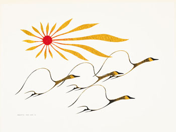 Flying Geese by Benjamin Chee Chee sold for $20,000