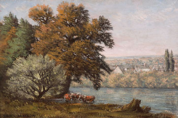 Landscape by Homer Ransford Watson vendu pour $7,500