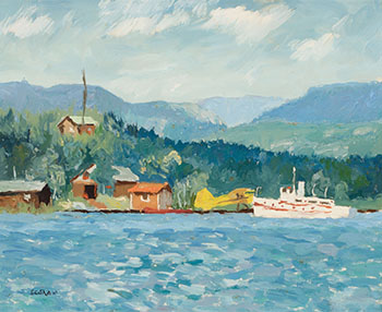 Ferry Boat, British Columbia by Stuart Clifford Shaw vendu pour $375
