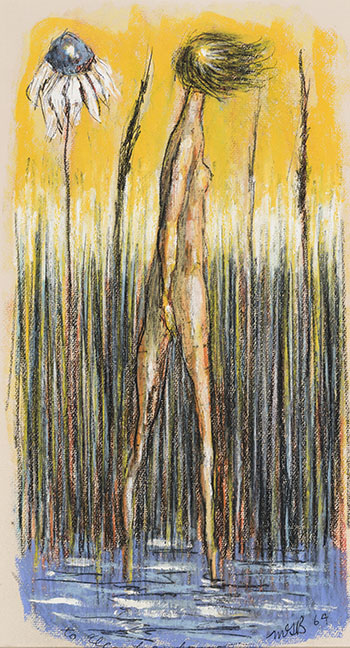 Nude with Flower by Miller Gore Brittain sold for $4,688