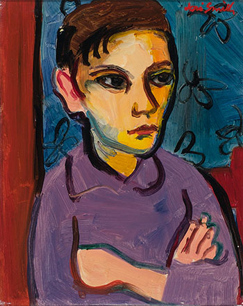 Portrait d'une jeune fille by Jori (Marjorie) Smith sold for $2,813