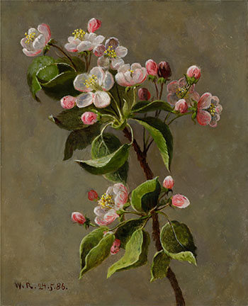 Still Life with Blossoms by William Raphael sold for $1,125
