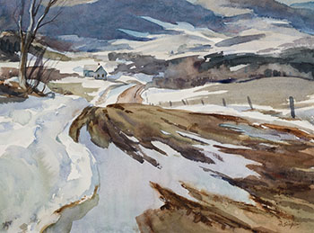 Landscape by Henry John Simpkins vendu pour $375
