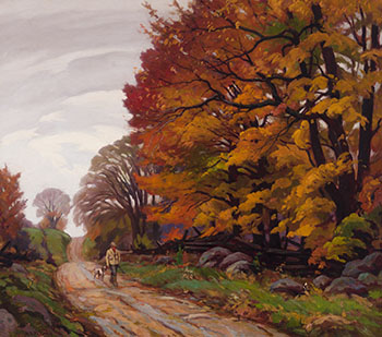 Roadside Maples by Herbert Sidney Palmer sold for $5,625