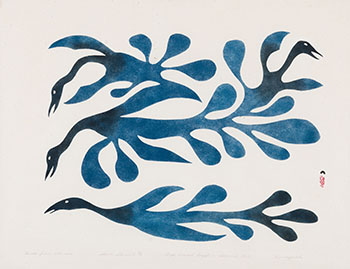 Birds from the Sea by Kenojuak Ashevak vendu pour $15,000