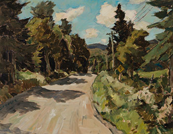 Laurentian Road by Helmut Gransow vendu pour $1,250
