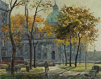 Dominion Square, Fall by Andris Leimanis sold for $875