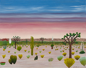 Spring in the Arizona Desert by W.N. Stewart vendu pour $875
