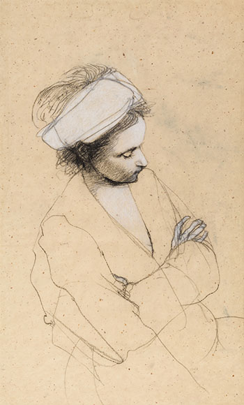 Woman with Folded Arms by John Howard Gould vendu pour $1,500