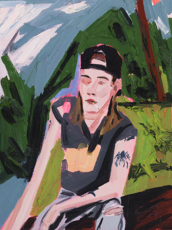 Untitled by Kim Dorland sold for $5,000