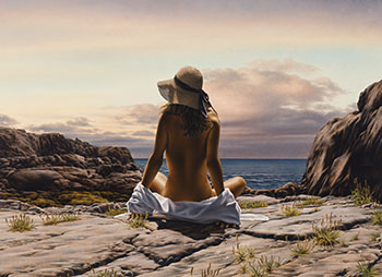 Kissing the Evening Sky by Paul W. Kelley sold for $15,000