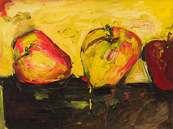 Three Apples by Vicky Marshall sold for $2,125