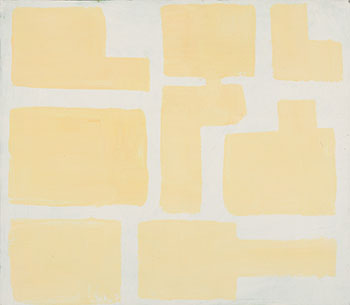 Gold Abstract by Euan Macdonald sold for $1,000