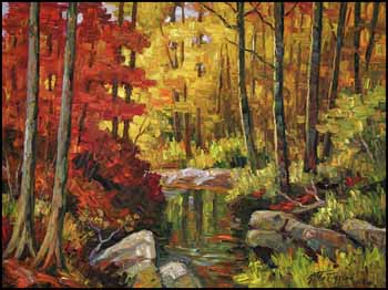 Little Creek in the Woods by Armand Tatossian sold for $5,850