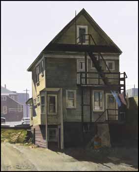 Back of 247 W. 8th St. by Geoffrey Alan Rock sold for $2,223