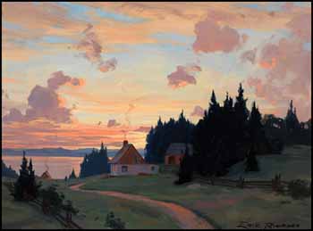 Summer Evening, Lower St-Lawrence by John Eric Benson Riordon sold for $2,925