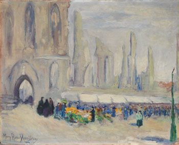 The Cloth Hall at Ypres by Mary Riter Hamilton vendu pour $21,250