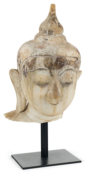 Buddha Head by  Unknown Artist sold for $4,063