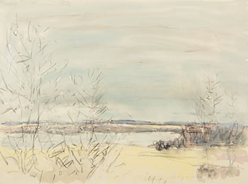 River, Autumn View by Edward Epp vendu pour $219
