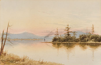 Fraser River by Samuel Maclure vendu pour $1,125