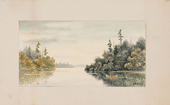 Canoeing by George Robert Bruenech vendu pour $63