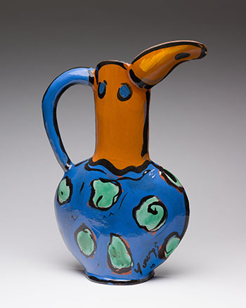 Floral Pitcher by Kathryn Youngs sold for $625