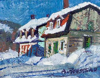 Baie-St-Paul by Albert Rousseau sold for $1,625