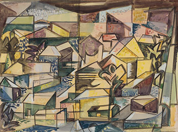 Town by Fritz Brandtner sold for $13,750