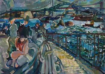 The East River by Pegi Nicol MacLeod sold for $7,500