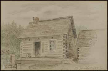 Log Cabin by Georges Marie Joseph Delfosse sold for $234