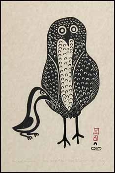Owl and Companion by Lucy Qinnuayuak vendu pour $702