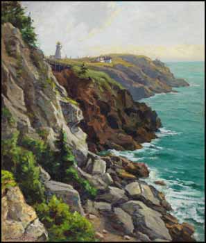 Newfoundland's Rocky Coastline by Gertrude Eleanor Spurr Cutts vendu pour $1,170