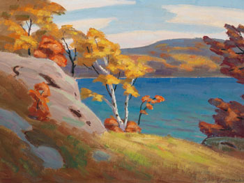 Blue & Gold by George Thomson sold for $1,125