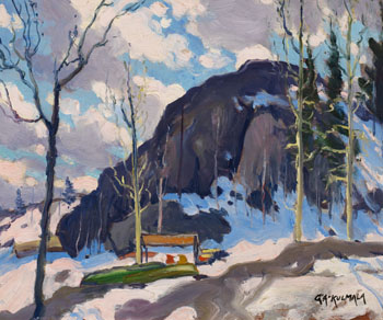 Winter Landscape by George Arthur Kulmala vendu pour $563