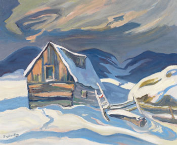 Barn in Winter by Ralph Wallace Burton vendu pour $5,313