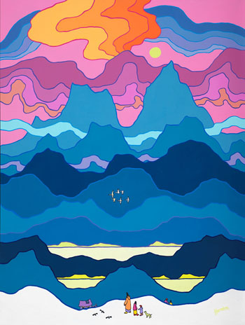 Yukon Memories by Ted Harrison sold for $79,250