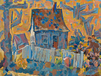 La cabane du quéteux by Andre Charles Bieler sold for $4,688