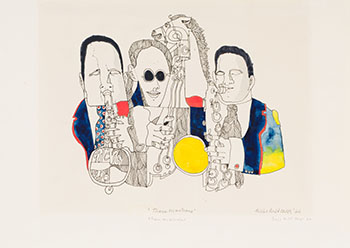 Three Musicians by Eric Metcalfe vendu pour $625