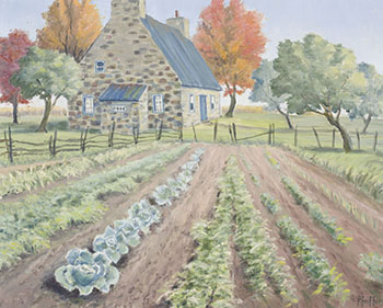 Vegetable Garden, Autumn by Gordon Edward Pfeiffer vendu pour $875