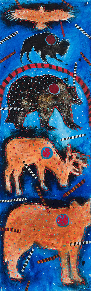 Full Moon by Joane Cardinal-Schubert sold for $1,000