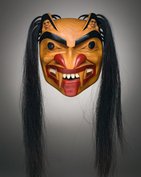 Bear Mask by Tom Eneas sold for $5,625
