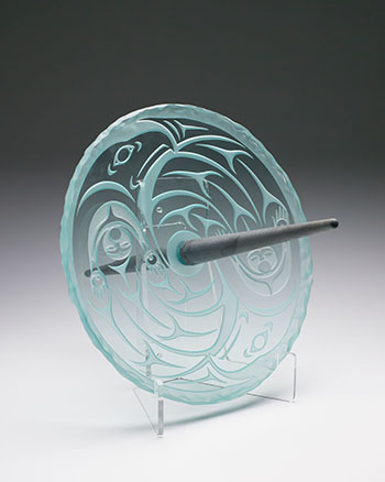 Father and Son Spindle Whorl by Susan Point sold for $5,000